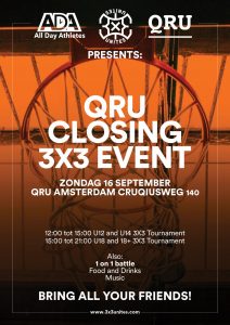 3x3 event basketbal QRU