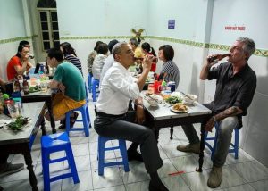 Obama vietnam food